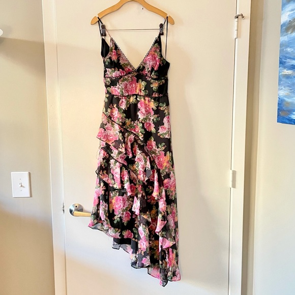 NWT Keepsake Dress Oblivion Midi Ruffle Dress 4 small - Picture 3 of 9